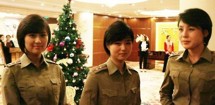 聊城新闻 聊城民生 > 朝鲜牡丹峰乐团在北京排练  牡丹峰乐团美女正在